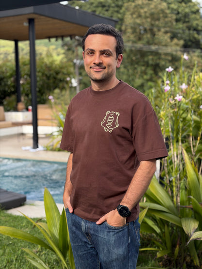 Camiseta Café - Sistema Tranquilo -  Oversized
